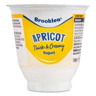 Apricot Thick & Creamy Yogurt 150g Brooklea